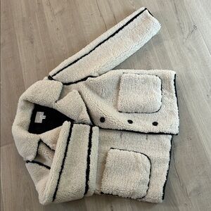 Jason Wu Cream and Black Teddy Jacket